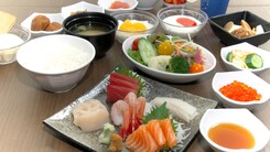 ホッとする和食も含めた豊富な朝食バイキング